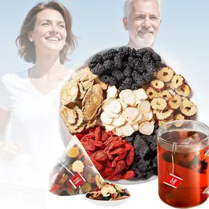 【Vitality Boost】Kidney Tea Formula, Ginseng Six Treasures Tea Organic Kidney Cleanse Tea, -Herbal Nourishing Tea Formula, Pure Natural No-Additive Kidney Care Tea, Special Blend for American Physique-