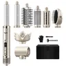 Tqcir 8-in-1 Salon Hair Styler Kit, 1300W Ionic Hair Dryer & Thermal Brush, Multiple Attachments for Drying, Smoothing, Volumizing & Blowouts, Lightweight Design, Overheat Protection