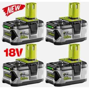 High quality 18V For RYOBI P108 One Plus High Capacity 18 Volt Lithium 5.0AH 8.0Ah Battery US