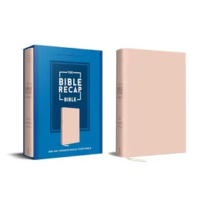 The Bible Recap 365-Day Chronological Study Bible: English Standard Version - Imitation Leather Over Board (Hardcover), Pink Imitation Leather