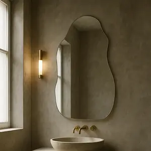 Chrome Irregular Mirror