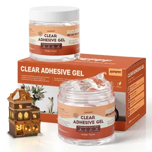 12oz Clear Exhibit Gel for Museum Removable & Reusable Earthquake Putty with Strong Hold Adhesive Wax Securing Collectibles Decor Antiques Glass Items Prevent Shifting Falling No Residue