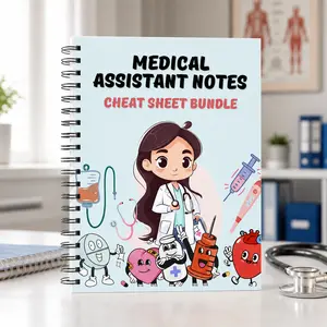 The Medical Assistant Cheat Sheet Book – Simple Notes & Quick Reference Guide