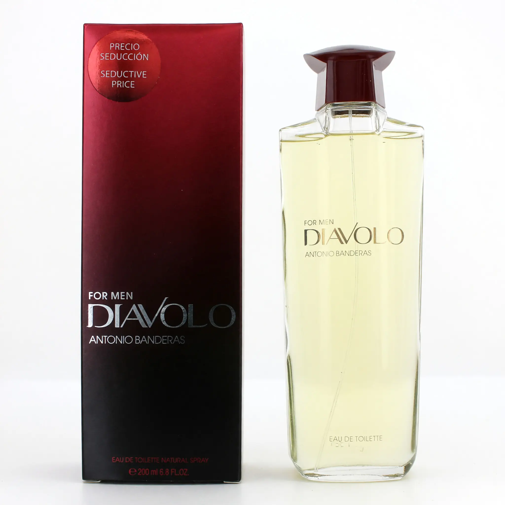 Diavolo by Antonio Banderas, 6.7 oz EDT Spray for Men, 6.7 Fl Oz, Asian Inspired, Citrus Spicy, Pepper Patchouli