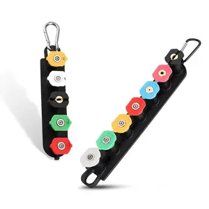 Multifunctional Fan Shape Straight Quick Connect Fitting 1/4 Fast Plug Spray Nozzle High Pressure Car Wash Gun Mouth 7 Color Cleaner Machine