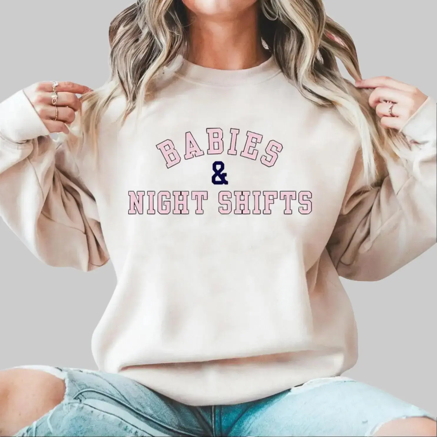 Nicu Nurse T-Shirt or Sweatshirt , Labor and Delivery Nurse , Postpartum Nurse, Postpartum Doula, Midwife, Mother Cotton Fabric