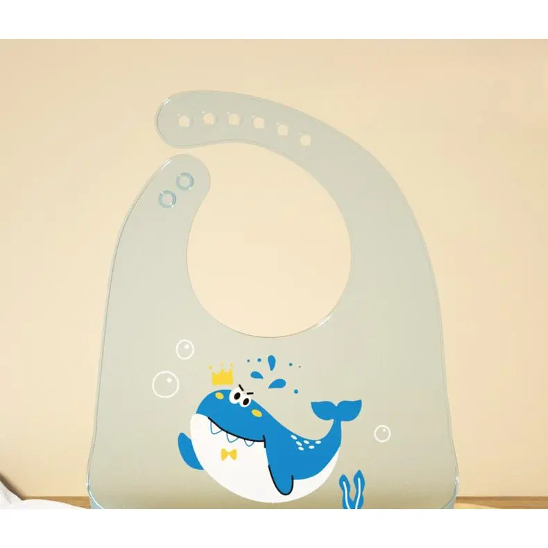 Easy Clean Silicone Bib!No More Mess During Baby Feeding ๐ถ Easy Clean Silicone Bib!No More Mess During Baby Feeding ๐ถ