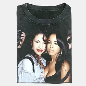 Selena Quintanilla And Aaliyah Dream Collab T-Shirt, Music Band T-Shirts, 90s Retro Shirt, Country Music Tees, Vintage Graphic Tee, Unisex Shirt Womenswear Menswear Top Streetwear Oufits, Gift For Men