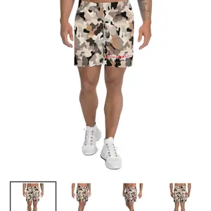 George Isaiah Island Sand camouflage Athletic Shorts