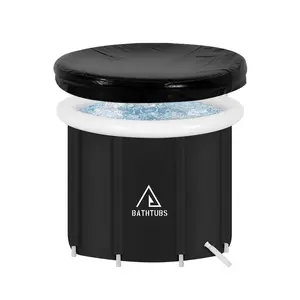 STARBRILLIANT, Black PVC 32" Diameter, Inflatable Bathtub