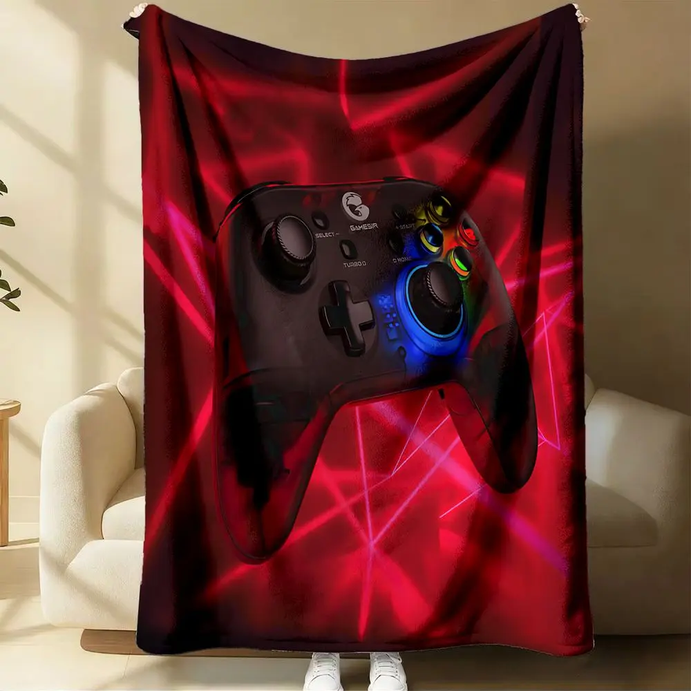 Stylish Black and Red Gaming Controller, Illuminated Analog Stick and Vibrant LED Buttons, Perfect Gaming Accessory for Console/PC, Sleek Design for Enthusiasts, Elevate Your Game with Cutting-Edge Features!