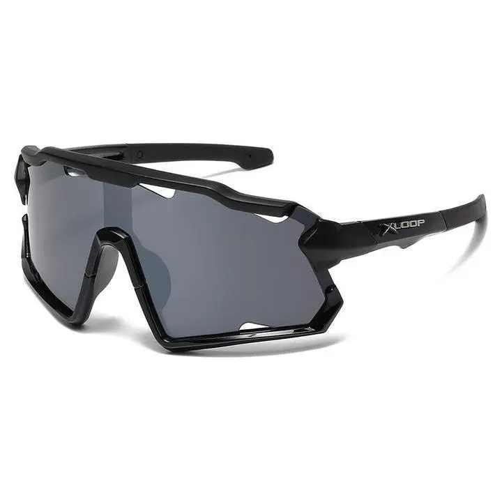 X-Loop Shield Wrap Around Sunglasses