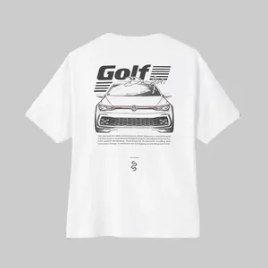 VW Golf GTI Mk8 (2020+) T-Shirt Sweatshirt Hoodie 2 Sided Gift for Car Lovers