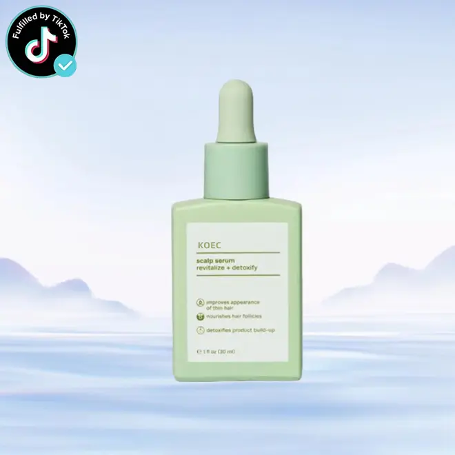 KOEC Scalp Serum for Fuller, Thicker-Looking Hair & Healthy Scalp, 30ml - 1 Pack Haircare Blend