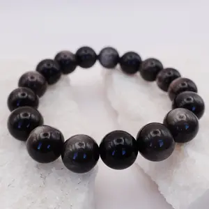 ZenFetti Protection Bracelet - Shield Negativity with Obsidian, Neptune