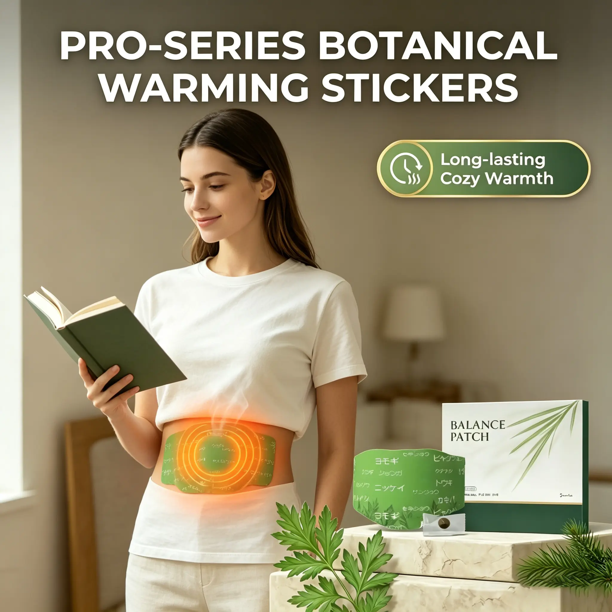 Self-Adhesive Patch Baby Body Heat Pad, Comfortable Warm Regular-Use Heat Compress