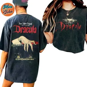 Bram Stoker's Dracula Movie Shirt, Vintage T-Shirt 2-Sided, Cotton Unisex T-shirt, Crew Neck, Size S- 4xl, Menswear Top, Womenswear Top Underwear Streetwear