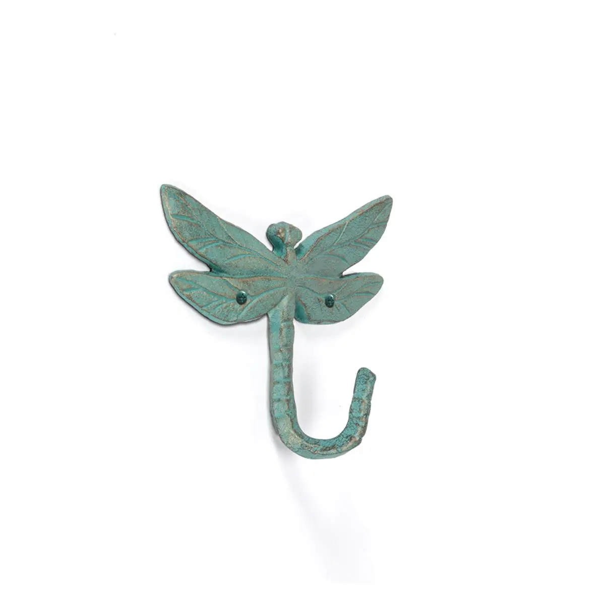 5.5 in. Dragonfly Wall Hook, Verdigris