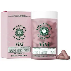 Vital Source Nutrition - Feminine Balance Capsules - Vaginal Wellness & pH Support - with LactoSpore, Cranberry + Pineapple Fruit Powder -Supports Urinary Wellness & Healthy Flora -30 Servings