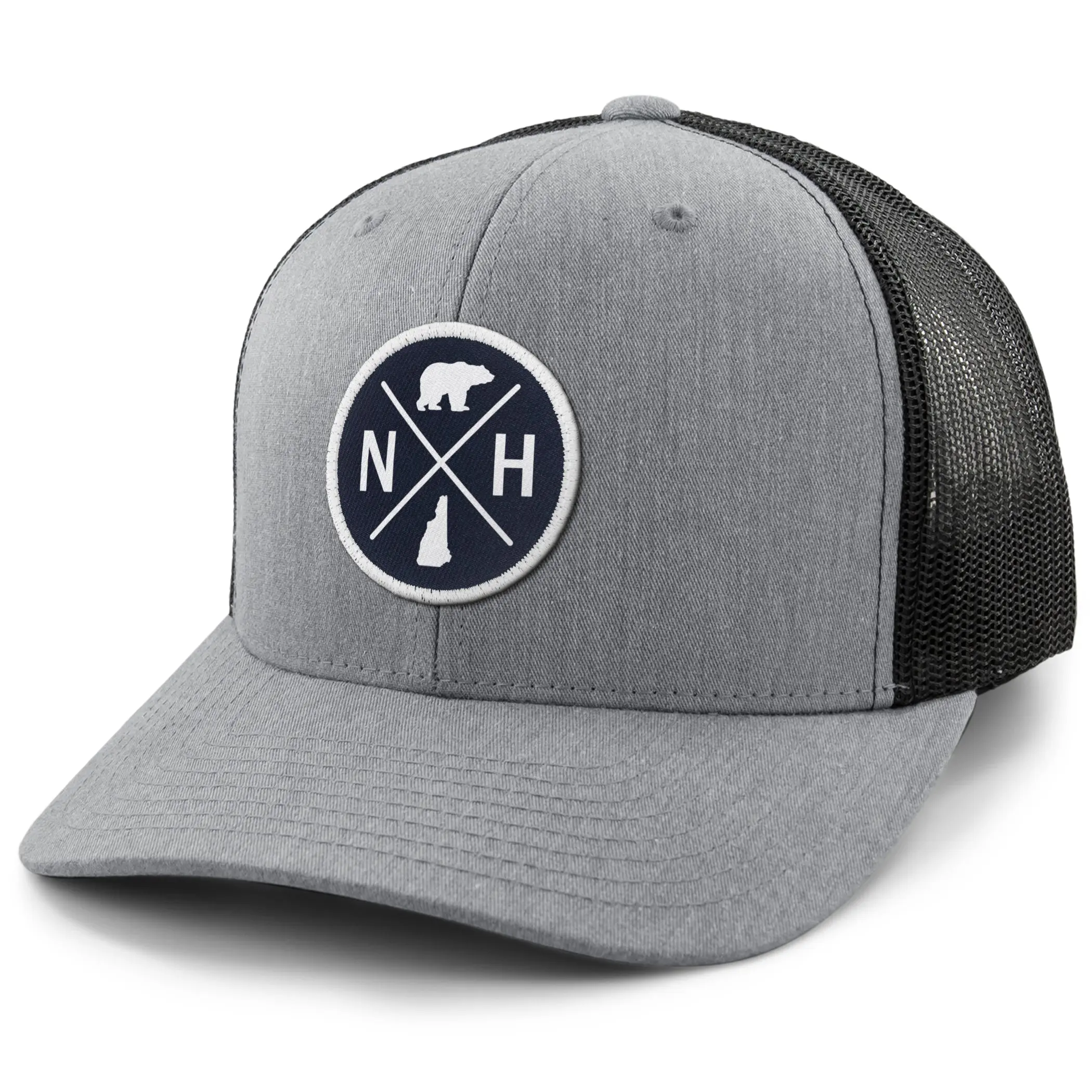 NH Circle Emblem Classic Snapback Trucker Hat