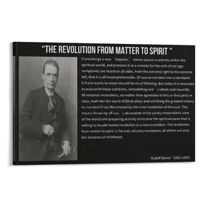 Rudolf Steiner Quotes Poster Canvas Wall Art For Room Aesthetic And Decor 5 Canvas Poster Bedroom Decor Sports Landscape Office Room Decor Gift Frames Ornaments Decoration Artistic Print Photo