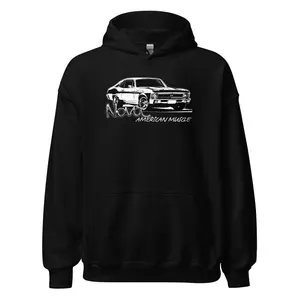 Chevy Nova Hoodie, 1969-1972 Nova SS Sweatshirt For Classic Car Enthusiast