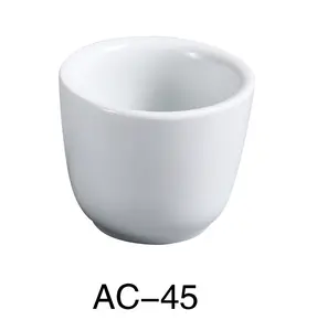 Yanco  3 in. 4.5 oz ABCO Chinese Tea Cup - Porcelain, Super White - Pack of 36