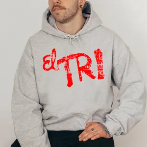 El Tri De Mexico Grunge Design Hoodie For Women Unisex Graphic Tee Streetwear Crewneck Casual Top Clothing Outfits .