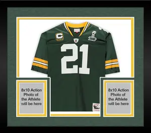 Framed Charles Woodson Green Bay Packers Autographed Green Mitchell & Ness Super Bowl XLV Throwback Authentic Jersey with "SB XLV Champs" Inscription - Fanatics Authentic Certified