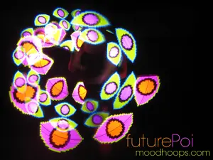 MOODHOOPS Shuffle Poi for Dance, Gymnastics