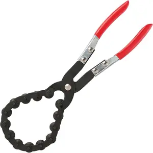27045 Exhaust Cutter, Cuts 3/4" to 3-1/4" Pipe, Durable Chain Cutter Tool, Easy One-Handed Rotation, Compact Pipe Cutter Chain for Tight Spaces