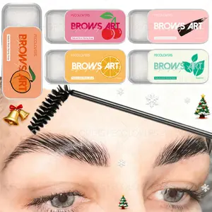 1PC 3D Natural Eyebrow Styling Tinted Eyebrow Cream - Mild Texture, Light and Non-sticky, Suitable for Creating Any Eyebrow Shape, Suitable for Use in Autumn and Winter