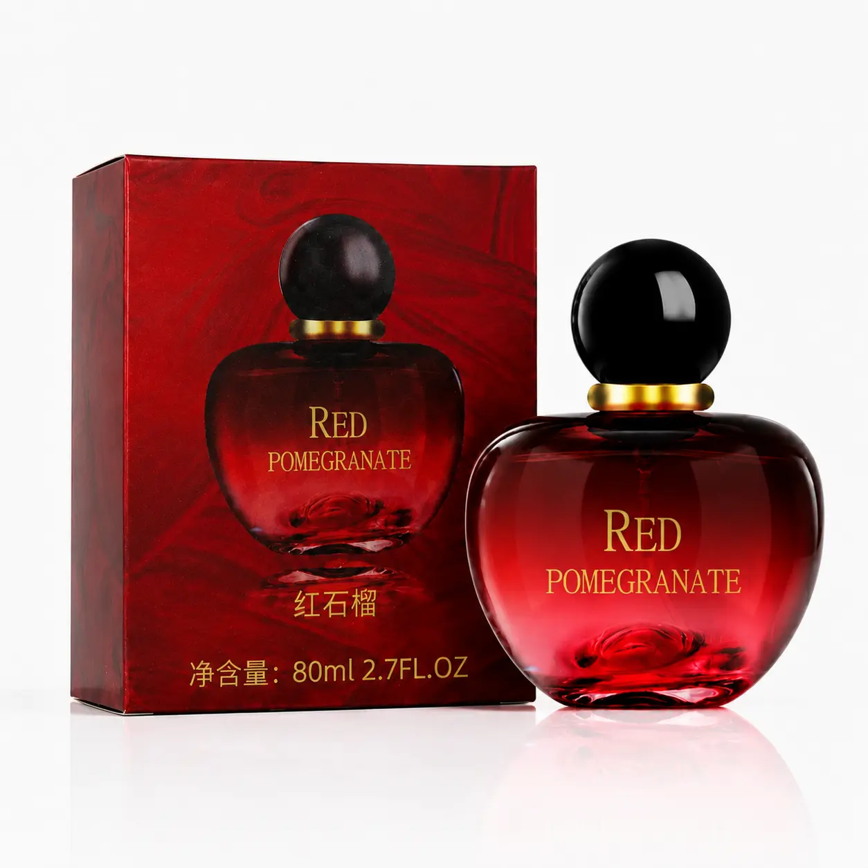Red Pomegranate Perfume for Women, Eau de Parfum Nature Spray 80ml , Sweet Fruity Floral Woody Scent with Rose Musk, Long Lasting Fresh Elegant Luxury Fragrance, Romantic Summer Perfume for Dating Party Office Daily Wear, Gift for Her