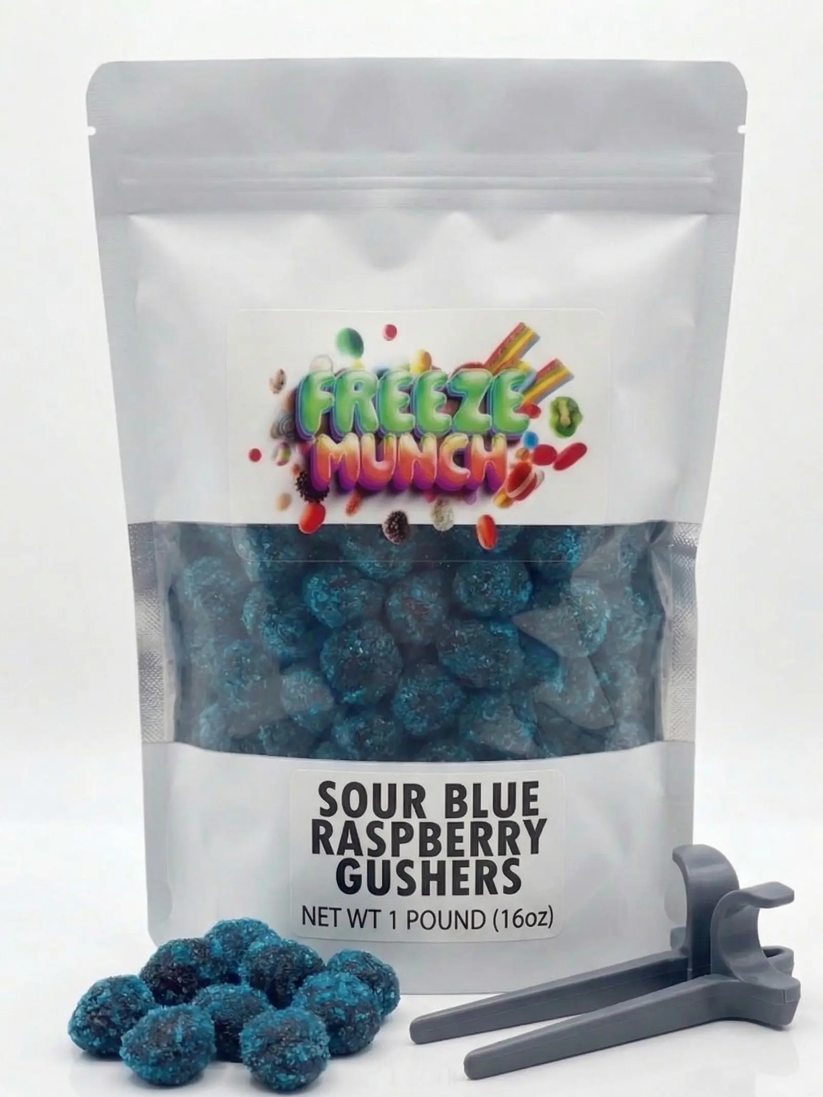 Sour Blue Razz Viral Gushers Gummy Sweet & Sour Blue Raspberry Flavor Tangy  Candy Bonbon Snack Dulce - TikTok Shop