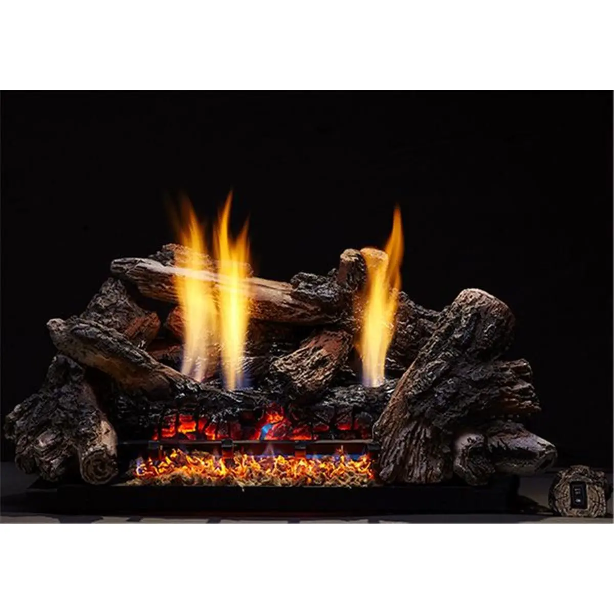 18 in. 29000 BTU IntelliFire Plus Glow Getter Burner Propane Gas with Remote Control