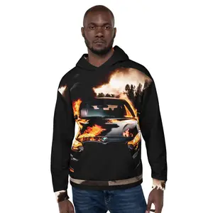Car On Fire Unisex Hoodie
