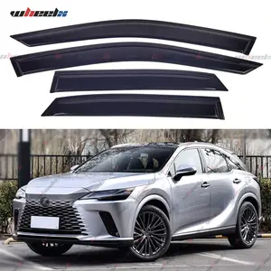 2023-2024 – Lexus RX 350/350h/500h F Sport – 4-Pieces Acrylic Rain Guards & Sun Visors , Dark Smoke Wind Deflectors, All-Weather UV Protection, Non-Scratch Easy Installation fathersdaygift fathersdaygift