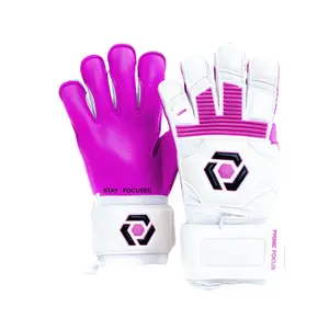 Prime Focus Locus Pro BCAM Goalkeeper Gloves with Latex Palm and Dura-Mesh Backhand