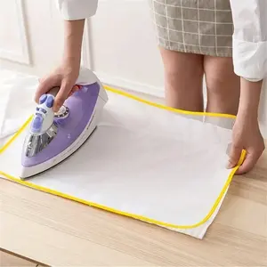 Heat-Resistant Ironing Pad, Mesh Steam Ironing Cloth, Protects Clothing & Ironing Board, Durable Fabric Material, Easy Care Design