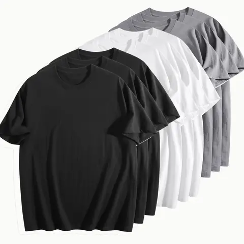 The Essential Tee | 100% Cotton 180g Build Your Pack (3/6/9 Pieces) | Unisex, Classic Fit, Year-Round Basic