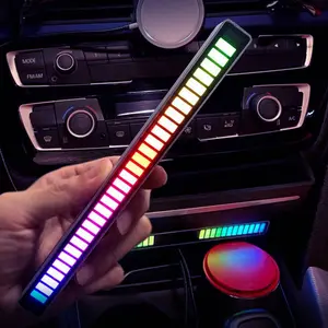 RGB LED Car Atmosphere Light, Car Decorative Light, USB Rechargeable Color Changing Car Light (1 Count), Music Rhythm Light for Home & Car, Ambient Lamp for Bedroom Gaming Room Decor, Car Ambient Lighting, RGB Car Interior, RGB Atmosphere Lights