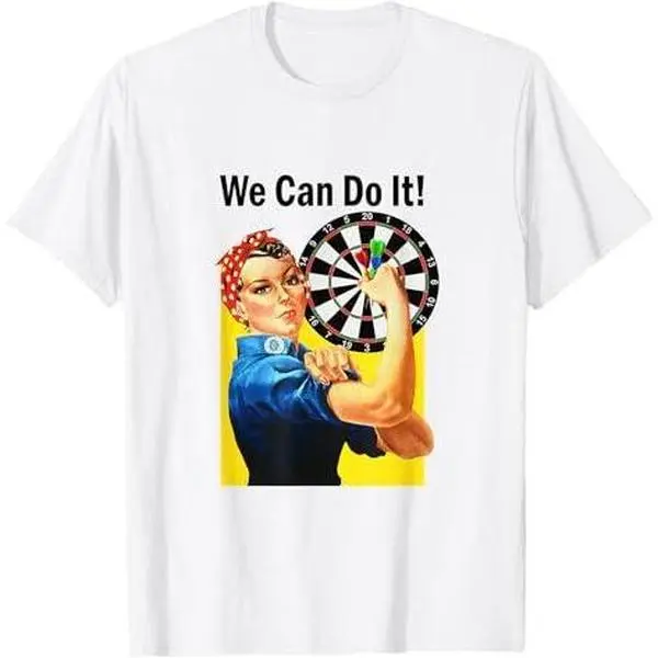 We Can Do it Rosie Darts Women's Feminist T-Shirt