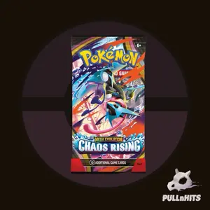 Mega Evolution Chaos Rising Single Booster Pack — 10 Cards — Pokemon Trading Card Game TCG