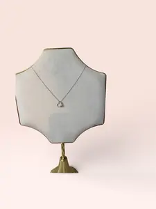 Pre-owned Tiffany & Co. Sterling Silver 28 Elsa Peretti Open Heart Pendant Necklace