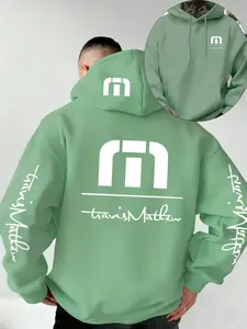 Men's Graphic Hoodie, Soft Stretch Knit Fabric, Casual Fitted Style, All Seasons Wear, Fun Design, Essential for Young Adults