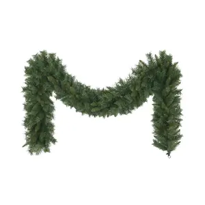 Puleo 9' x 10" Round Valley Pine Garland 220 Tips