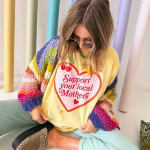 [Sale up to 40%] ETTA OG | support local mothers heart graphic tee
