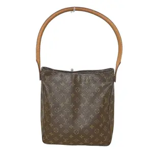 Pre-owned Louis Vuitton Canvas Shoulder Bags Looping GM Monogram 2way bag