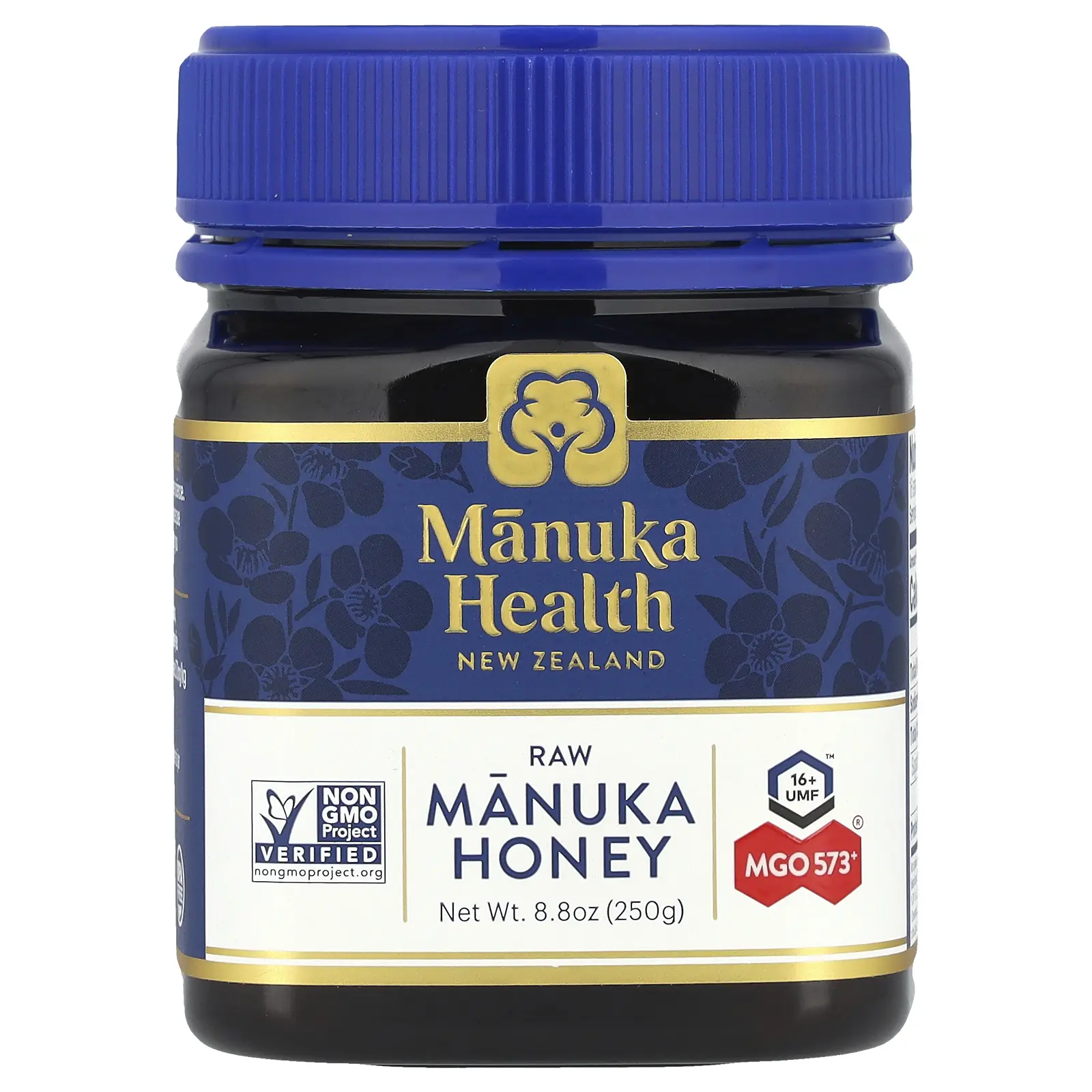 Manuka Health Raw Manuka Honey, UMF 16+™, MGO 573+, 8.8 oz (250 g)