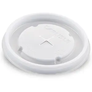 Carlisle 5810L30 Disposable Lid, Fits 5810, Fits 10 Oz, Translucent (Pack of 1000)